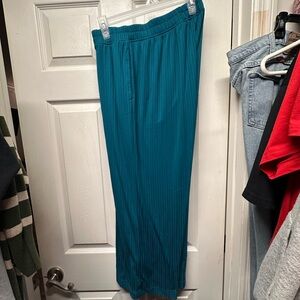 Modern Works Teal Knit Pants
